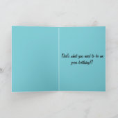 Ziege-Geburtstagskarte Karte (Innenseite)