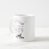 ZIEGE | Geld kann Glück nicht von GetYerGoat™ kauf Kaffeetasse (Vorderseite Links)