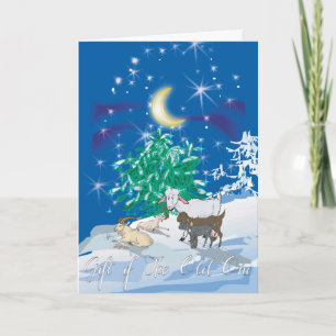 Ziege - Geschenk des Alten Feiertagskarte