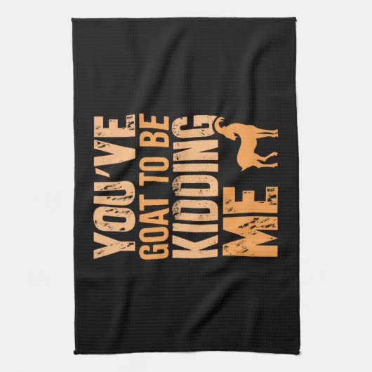 Ziege Geschirrtuch (Vertikal)