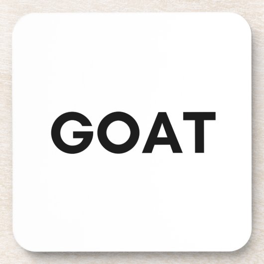 Ziege Getränkeuntersetzer (Vorderseite)