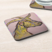 Ziege Getränkeuntersetzer (Linke Seite)