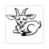 Ziege Gummistempel (Prägung)