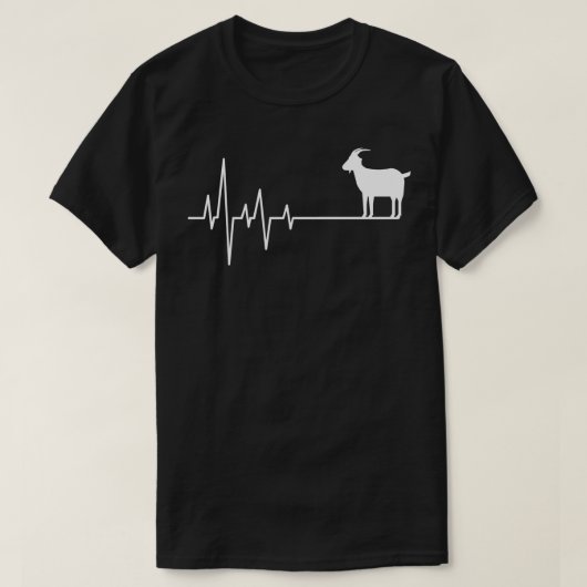 Ziege Heartbeat 2 T-Shirt (Design vorne)