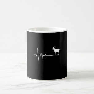 Ziege Heartbeat Kaffeetasse