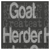 Ziege Herder Extraordinaire Stoff (Nahaufnahme)