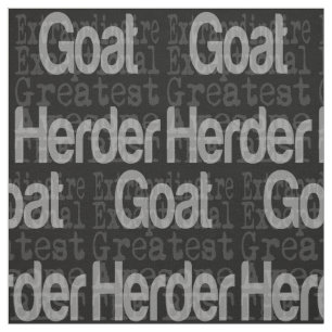 Ziege Herder Extraordinaire Stoff