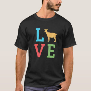 Ziege I Liebe Ziegen Bauer T-Shirt