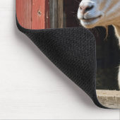 Ziege im Bargelfenster Mousepad (Ecke)