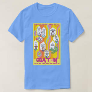 Ziege-Im Carolina-Blau-T - Shirt