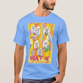 Ziege-Im Carolina-Blau-T - Shirt (Vorderseite)