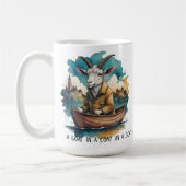 Ziege in einem Boot in einem T - Shirt Kaffeetasse (Links)
