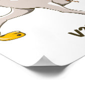 Ziege in einem Kletterstudio Poster (Ecke)