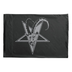 Ziege in einem Pentagram Kissenbezug