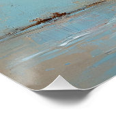 Ziege in einer rosa Badewanne Poster (Ecke)