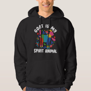 Ziege ist meine geistige Ziege Whisperer Farm Anim Hoodie