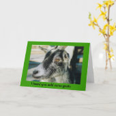 Ziege Karte (Gelbe Blume)