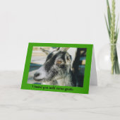 Ziege Karte (Vorderseite)