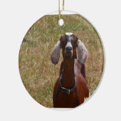 Ziege Keramik Ornament (Links)