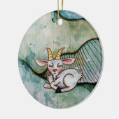Ziege Keramik Ornament (Links)