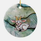 Ziege Keramik Ornament (Hinten)