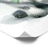 Ziege Kinderzimmer Wall Art Poster (Ecke)