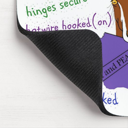 Ziege, lamancha, Entweichenproblem Mousepad (Ecke)