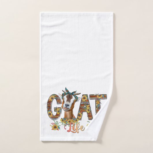 Ziege-Lebensbath-Set Badhandtuch Set (Handtuch)