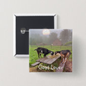 Ziege Lover Button (Vorne & Hinten)