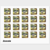 Ziege-Lover-Square-Aufkleber Quadratischer Aufkleber (Blatt)