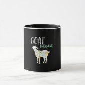 Ziege Mama Blumentorte Eigentümer Tasse (Zentrum)