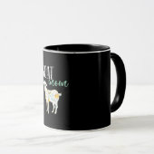 Ziege Mama Blumentorte Eigentümer Tasse (VorderseiteRechts)