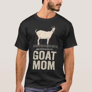 Ziege Mama I Liebe Meine Ziege Retro Vintage Ziege T-Shirt