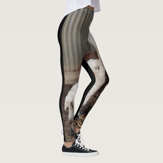 Ziege-Mama und Leggings (Rechts)