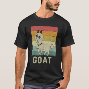 Ziege Männer Frauen Ziegen Retro T-Shirt
