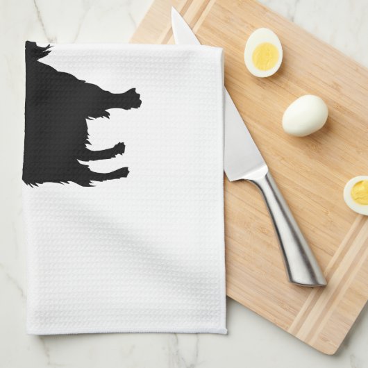 Ziege Meh Geschirrtuch (Viertel Falte)