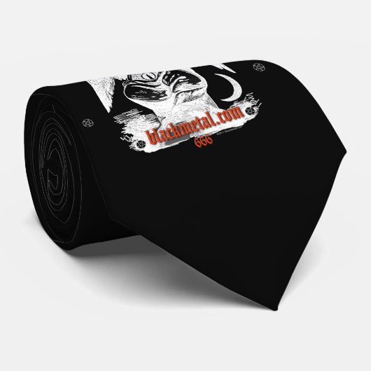 Ziege Mendes der schwarzen Hals-Krawatte Krawatte (Gerollt)