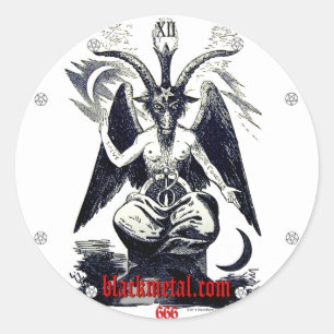 Ziege Mendes runden Aufklebers Runder Aufkleber