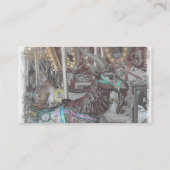 Ziege Merry-Go-Round oder Carousal Visitenkarte (Rückseite)