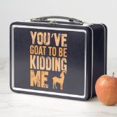 Ziege Metall Brotdose (Beispiel)