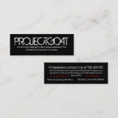 ZIEGE MINI VISITENKARTE (Vorne/Hinten)