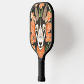Ziege mit Blume Personalisiertes Pickleball-Paddel Pickleball Schläger (Links)