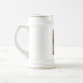 Ziege mit Herzen Stein u. Bierglas (Links)