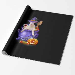 Ziege mit Hut Candy Pumpkin Halloween-Geschenk Geschenkpapier