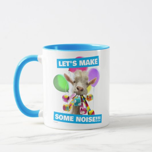Ziege mit Partybaloons Tasse (Links)