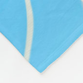 Ziege mit Partyböllern Fleecedecke (Ecke)