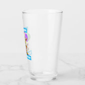 Ziege mit Partyböllern Glas (Links)