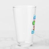 Ziege mit Partyböllern Glas (Rechts)