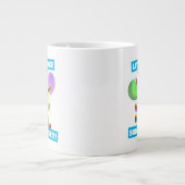 Ziege mit Partyböllern Jumbo-Tasse (Vorderseite)