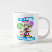 Ziege mit Partyböllern Jumbo-Tasse (Rechts)